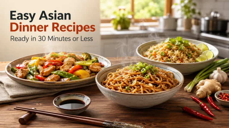 Easy Asian Dinner Recipes Ready in 30 Minutes or Less
