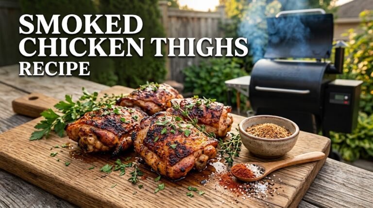 Smoked Chicken Thighs Recipe with Simple Seasoning and BBQ Tips